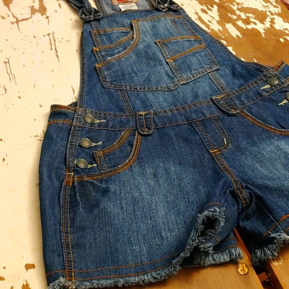 Gypsy Whiskers Heavy On The Pockets Denim Overall - Picture 9 of 16